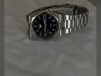 ساعات - سيكو  - ساعات ميكانيكية  - أسود  - ساعات رجالي