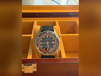 ساعات - ساعات ميكانيكية  - أسود  - ساعات رجالي