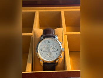 ساعات - تيسو  - ساعات ميكانيكية  - أبيض  - ساعات رجالي