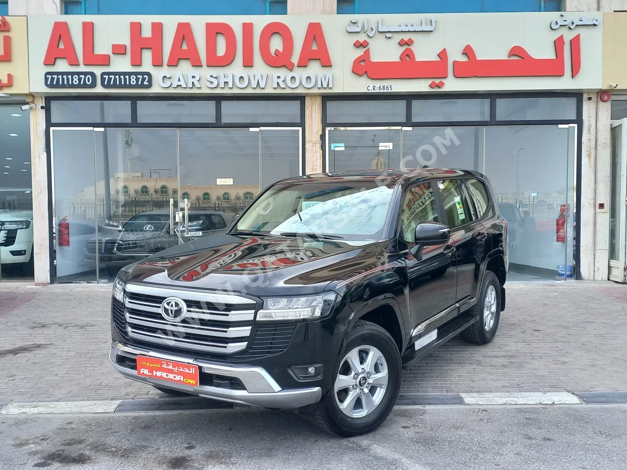 تويوتا  لاند كروزر  جي اكس ار  2025  اوتوماتيك  0 كم  6 سلندر  دفع رباعي  اس يو في  أسود  تحت الضمان