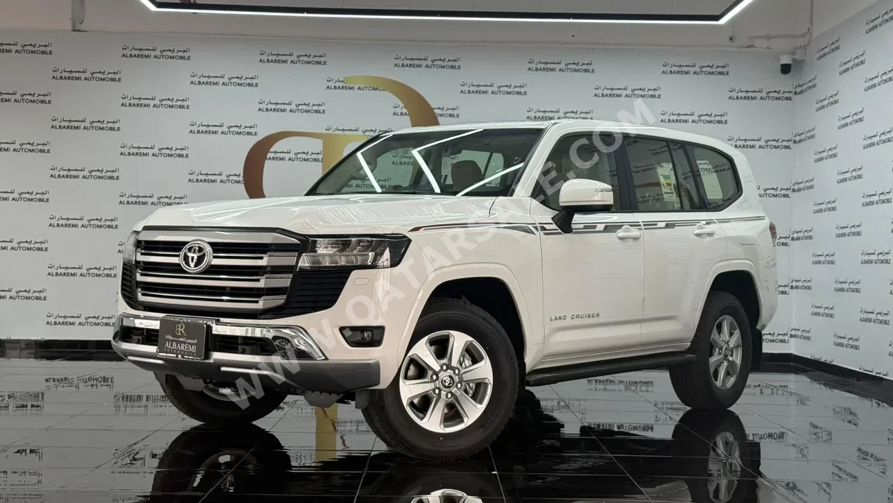 تويوتا  لاند كروزر  جي اكس ار  2026  اوتوماتيك  0 كم  6 سلندر  دفع رباعي  اس يو في  أبيض  تحت الضمان