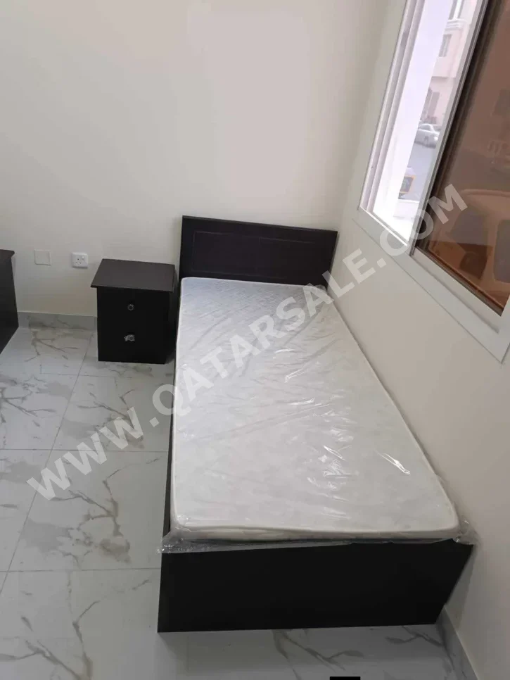 Beds - Lifestyle  - Single  - Black  - Mattress Included  - With Bedside Table