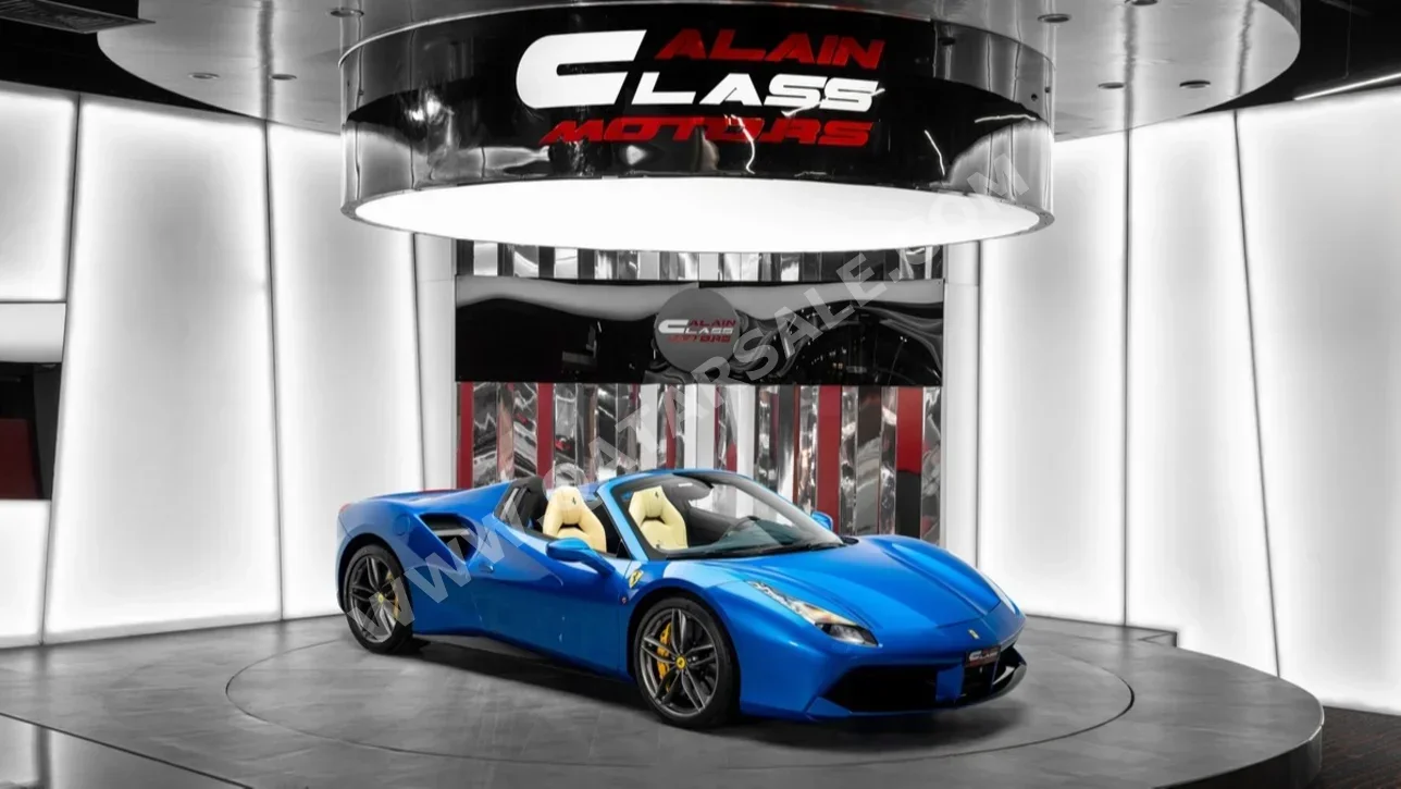 Ferrari  488  Spider  2017  Automatic  11,207 Km  8 Cylinder  Rear Wheel Drive (RWD)  Convertible  Blue