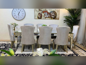 طاولة طعام مع كراسي  - هوم سنتر  - قطر  - 8 مقاعد