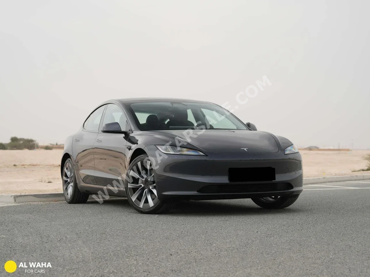 تسلا  مودل 3  2024  اوتوماتيك  640 كم  0 سلندر  دفع كلي مستمر  سيدان  رمادي  تحت الضمان