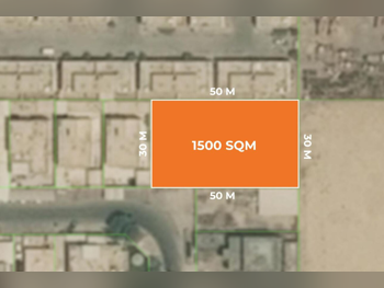 Lands For Sale  in Umm Salal  - Umm Salal Ali  -Area Size 1,500 Square Meter