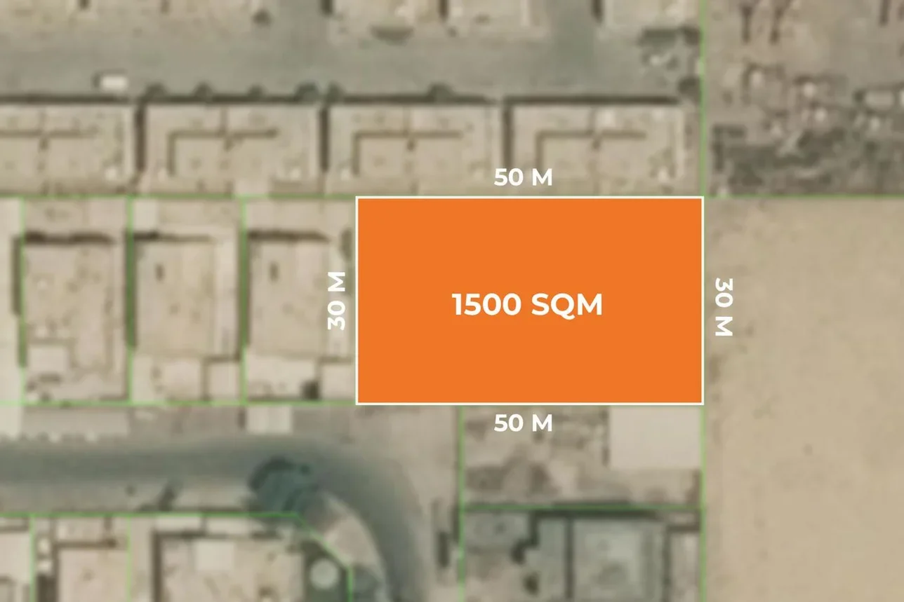 Lands For Sale  in Umm Salal  - Umm Salal Ali  -Area Size 1,500 Square Meter