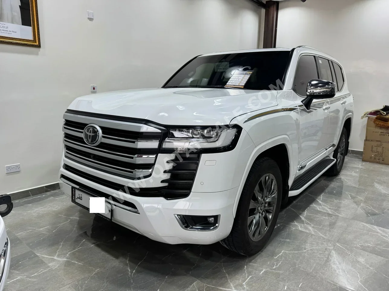 تويوتا  لاند كروزر  في اكس ار توين توربو  2023  اوتوماتيك  76,000 كم  6 سلندر  دفع رباعي  اس يو في  أبيض  تحت الضمان