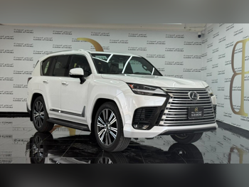 لكزس  ال اكس  600  2025  اوتوماتيك  0 كم  6 سلندر  دفع رباعي  اس يو في  أبيض  تحت الضمان