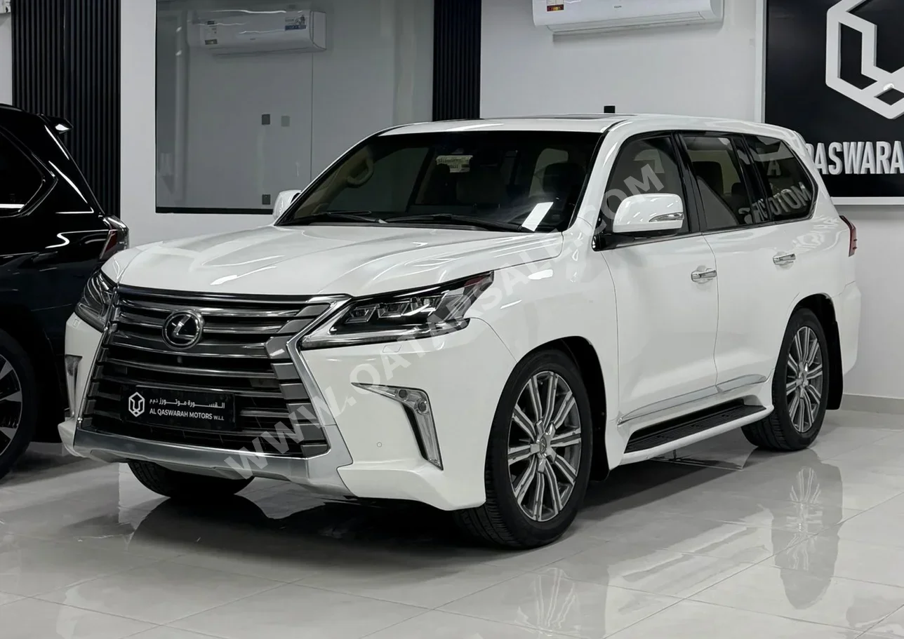 لكزس  ال اكس  570  2016  اوتوماتيك  257,000 كم  8 سلندر  دفع رباعي  اس يو في  أبيض