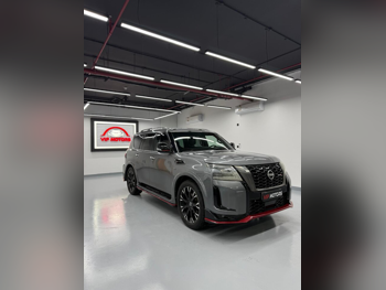 Nissan  Patrol  2018  Automatic  88,000 Km  8 Cylinder  Four Wheel Drive (4WD)  SUV  Gray