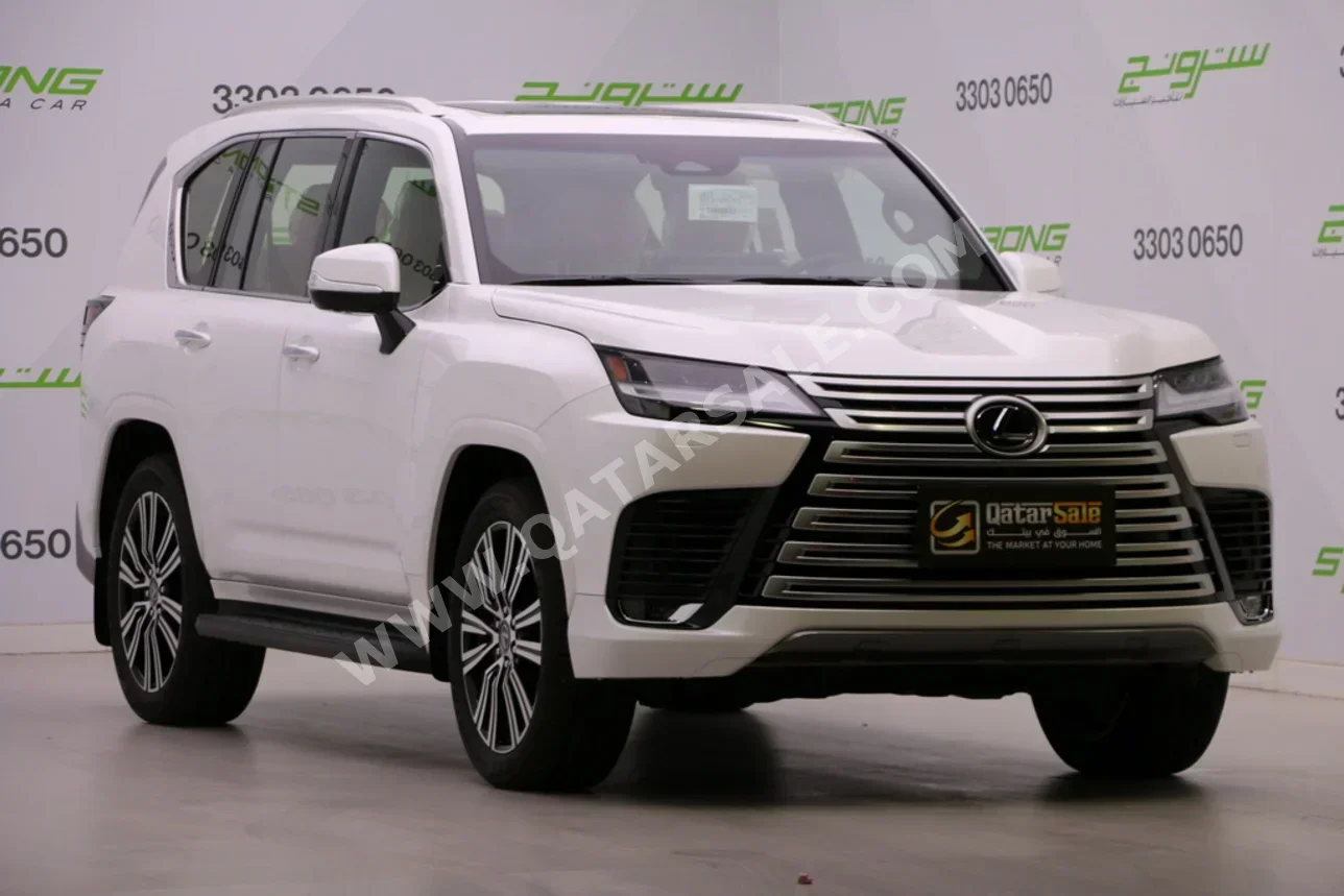 Lexus  LX  600 Luxury  2026  Automatic  1,800 Km  6 Cylinder  Four Wheel Drive (4WD)  SUV  White  With Warranty