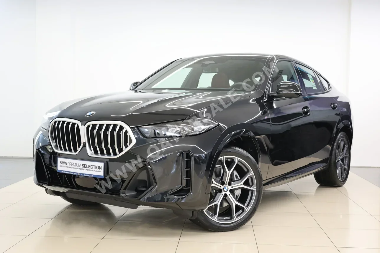 BMW  X-Series  X6 40i  2026  Automatic  100 Km  6 Cylinder  All Wheel Drive (AWD)  SUV  Black  With Warranty