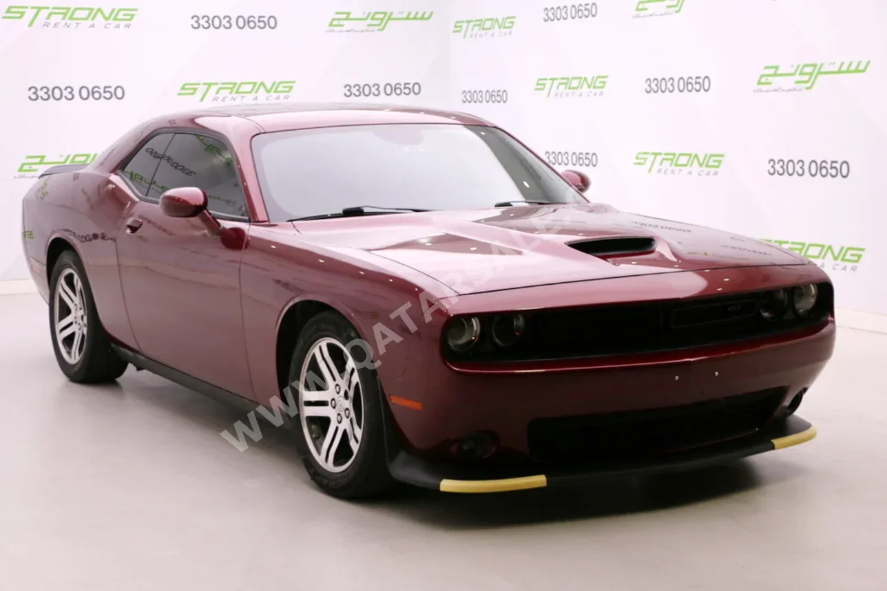Dodge  Challenger  GT  2022  Automatic  81,000 Km  6 Cylinder  Rear Wheel Drive (RWD)  Coupe / Sport  Maroon
