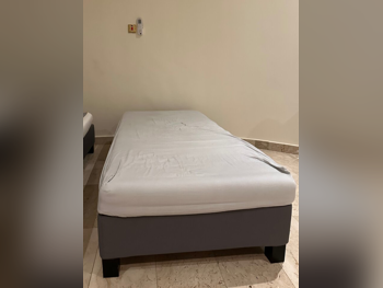 Beds - IKEA  - Single  - Gray  - Mattress Included