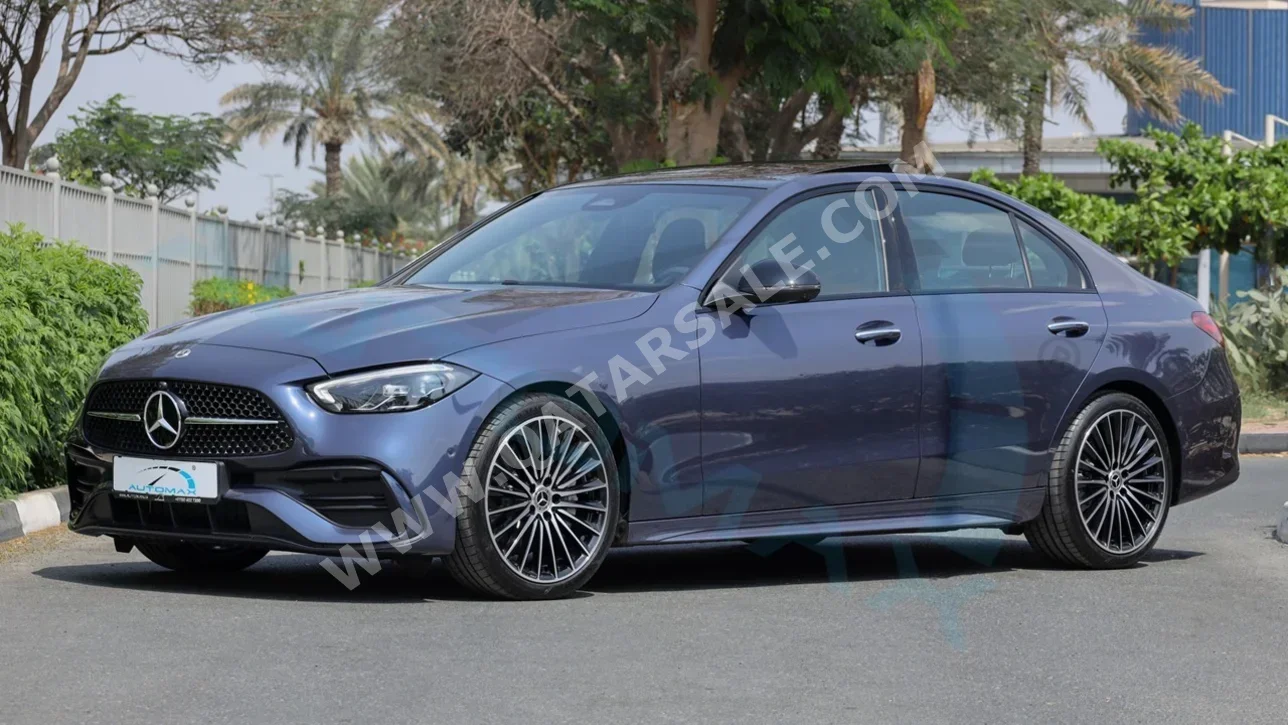 مرسيدس - بنز  سي - كلاس  200 اي ام جي  2026  اوتوماتيك  0 كم  4 سلندر  دفع خلفي  سيدان  ازرق  تحت الضمان