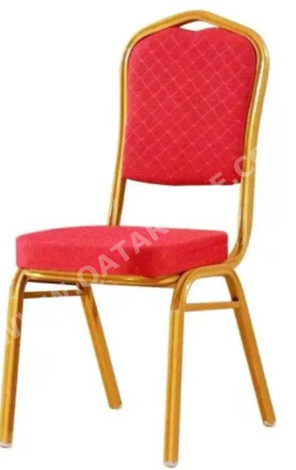الكراسي والمقاعد - أحمر  - قطعة مفردة