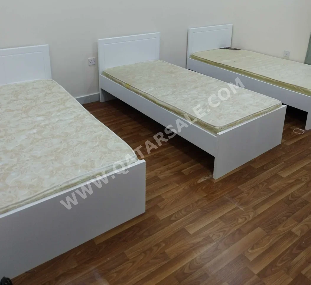 Beds - Single  - White  - Mattress Included