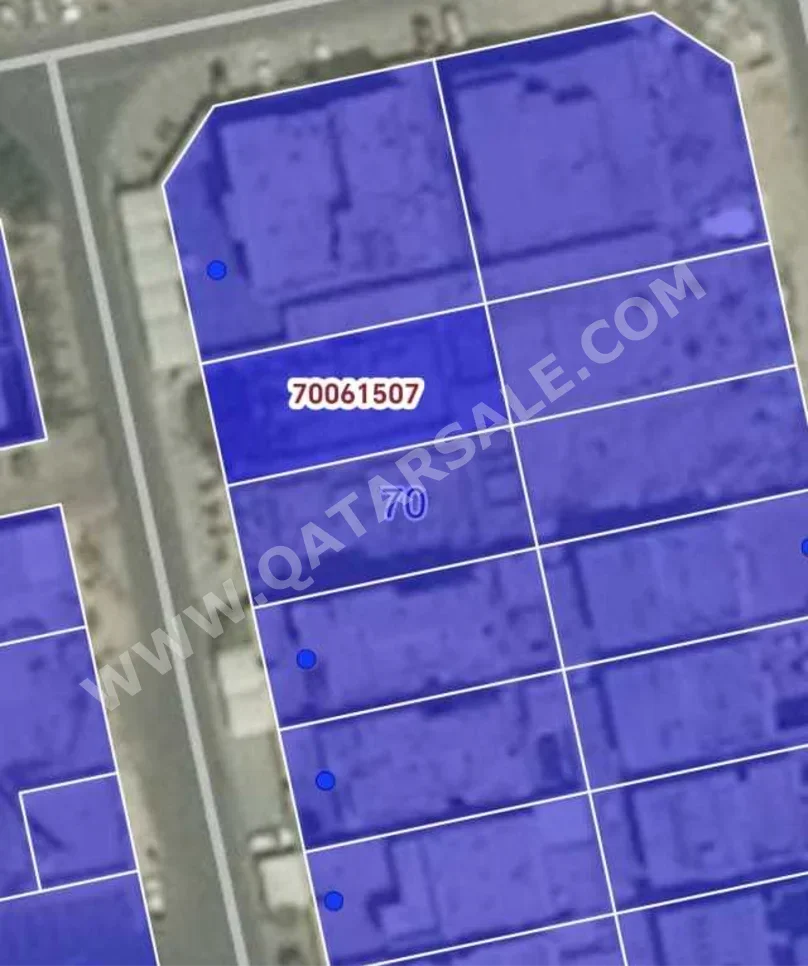 اراضي للبيع  في الريان  - محيرجة  -المساحة 764 متر مربع