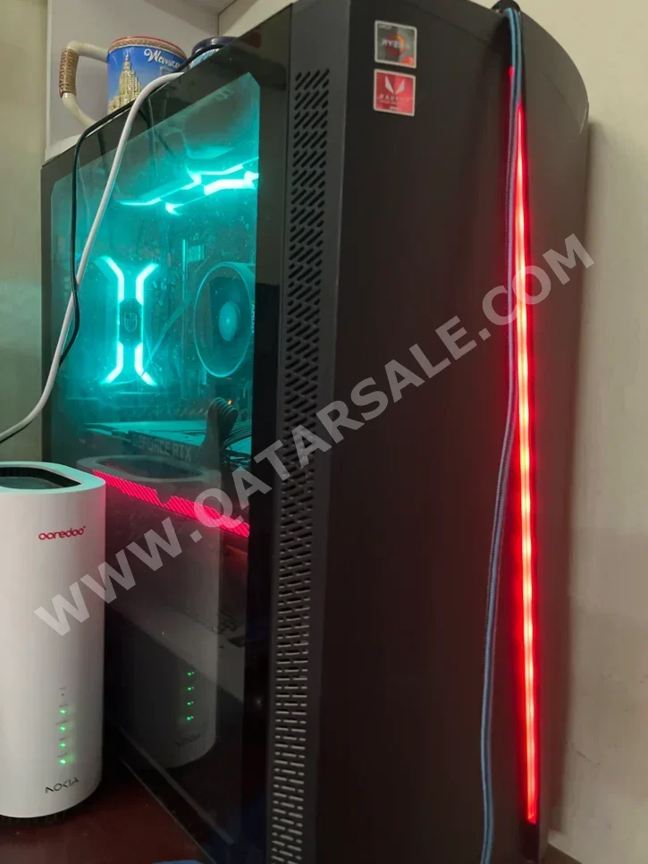 كمبيوتر ألعاب - اي ام دي رايزن  5  - ازوس  - ان فيديا جي فورس  - أر تي إكس 3060  - 8 جيجابايت -  32 جيجابايت (4x8)  \ دي دي ار 4 - القرص الثابت:  2 تيرا بايت - القرص الصلب:  غير مثبت  2018