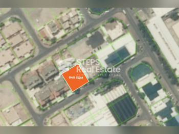 Lands For Sale  in Al Rayyan  - Abu Hamour  -Area Size 840 Square Meter