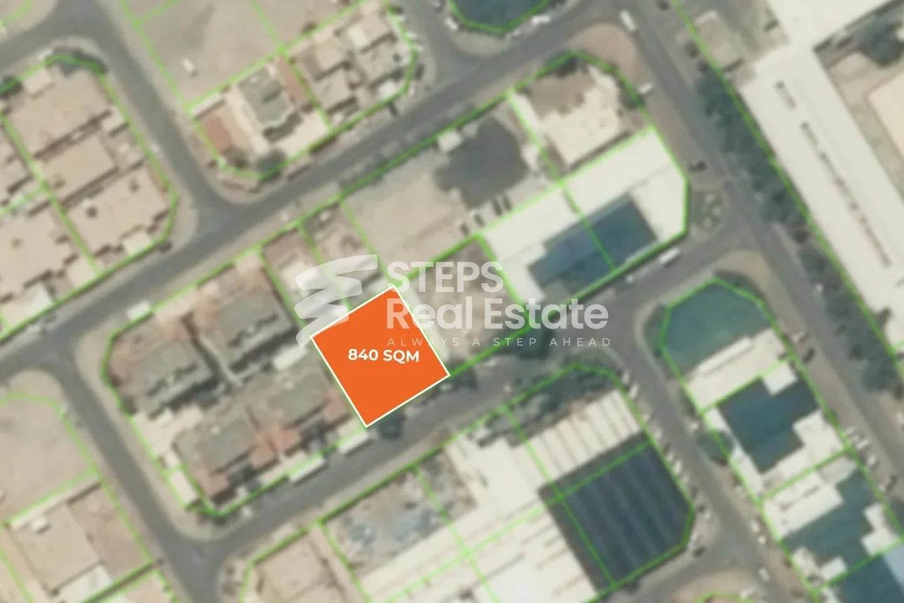 Lands For Sale  in Al Rayyan  - Abu Hamour  -Area Size 840 Square Meter