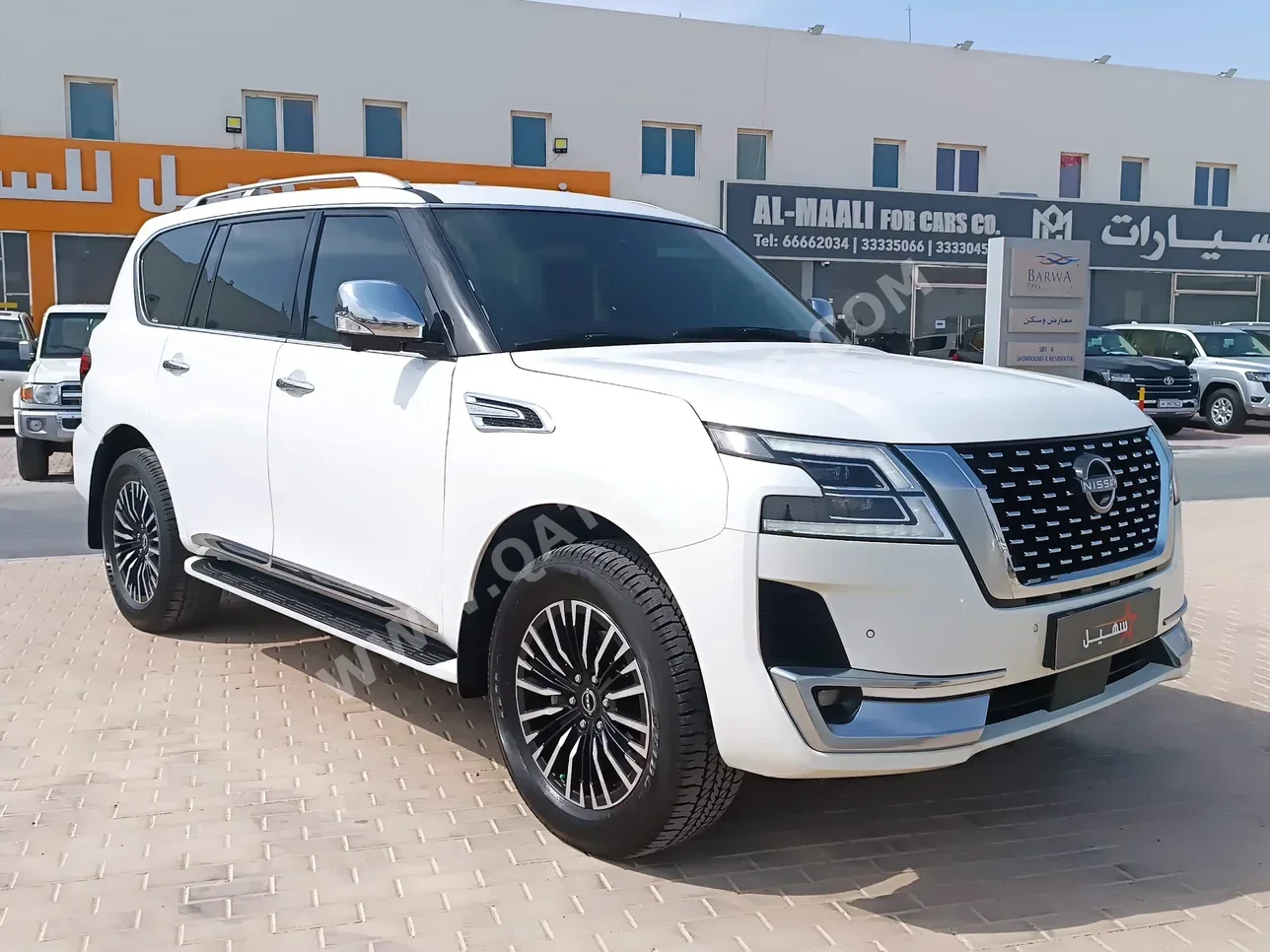 نيسان  باترول  بلاتنيوم  2022  اوتوماتيك  189,147 كم  8 سلندر  دفع رباعي  اس يو في  أبيض