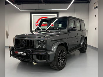 Mercedes-Benz  G-Class  63 AMG  2025  Automatic  25,000 Km  8 Cylinder  Four Wheel Drive (4WD)  SUV  Gray  With Warranty