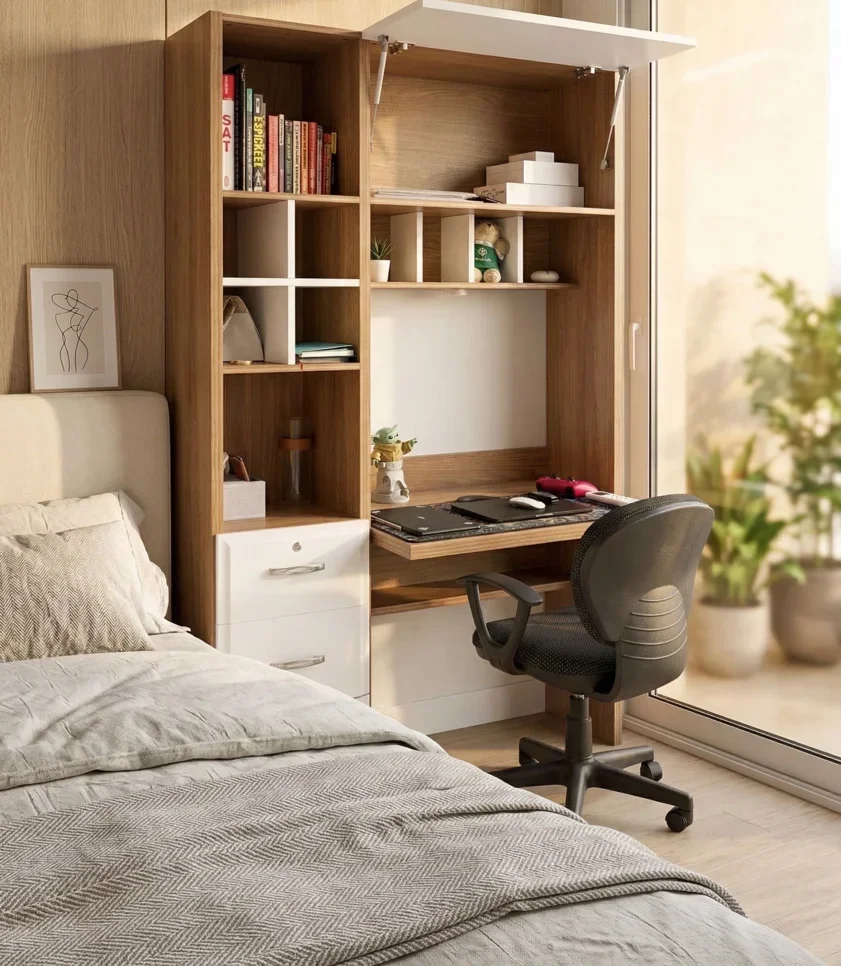 Sofas, Couches & Chairs IKEA  - Polyester / Polyester Blend  - Gray  - With Table  - Sofa Bed