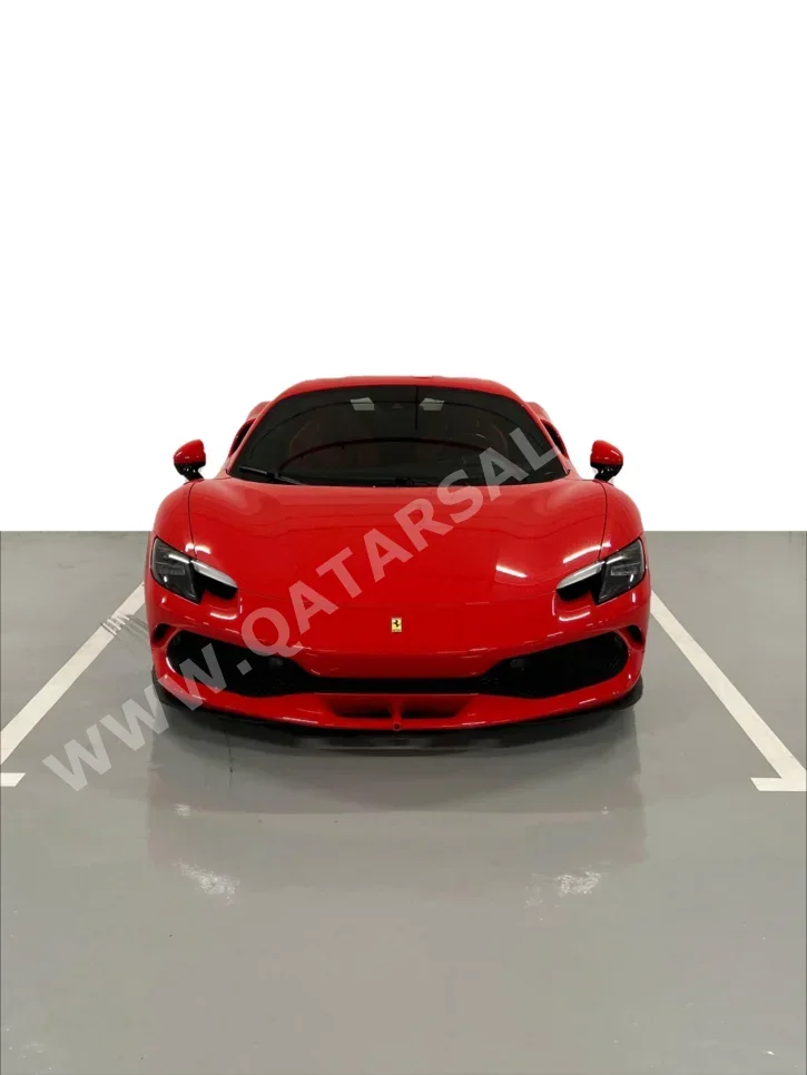 فيراري  296  جي تي اس  2025  اوتوماتيك  1,000 كم  6 سلندر  دفع رباعي  كوبيه \ سبورت  أحمر  تحت الضمان