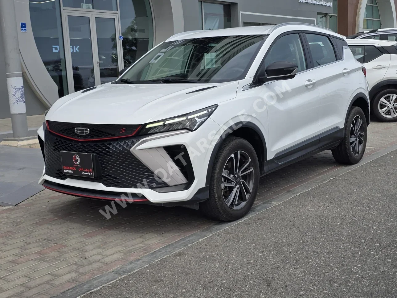 Geely  Coolray  2024  Automatic  41,000 Km  4 Cylinder  Front Wheel Drive (FWD)  SUV  White  With Warranty