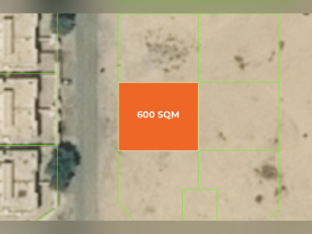 اراضي للبيع  في الوكرة  - الوكير  -المساحة 600 متر مربع