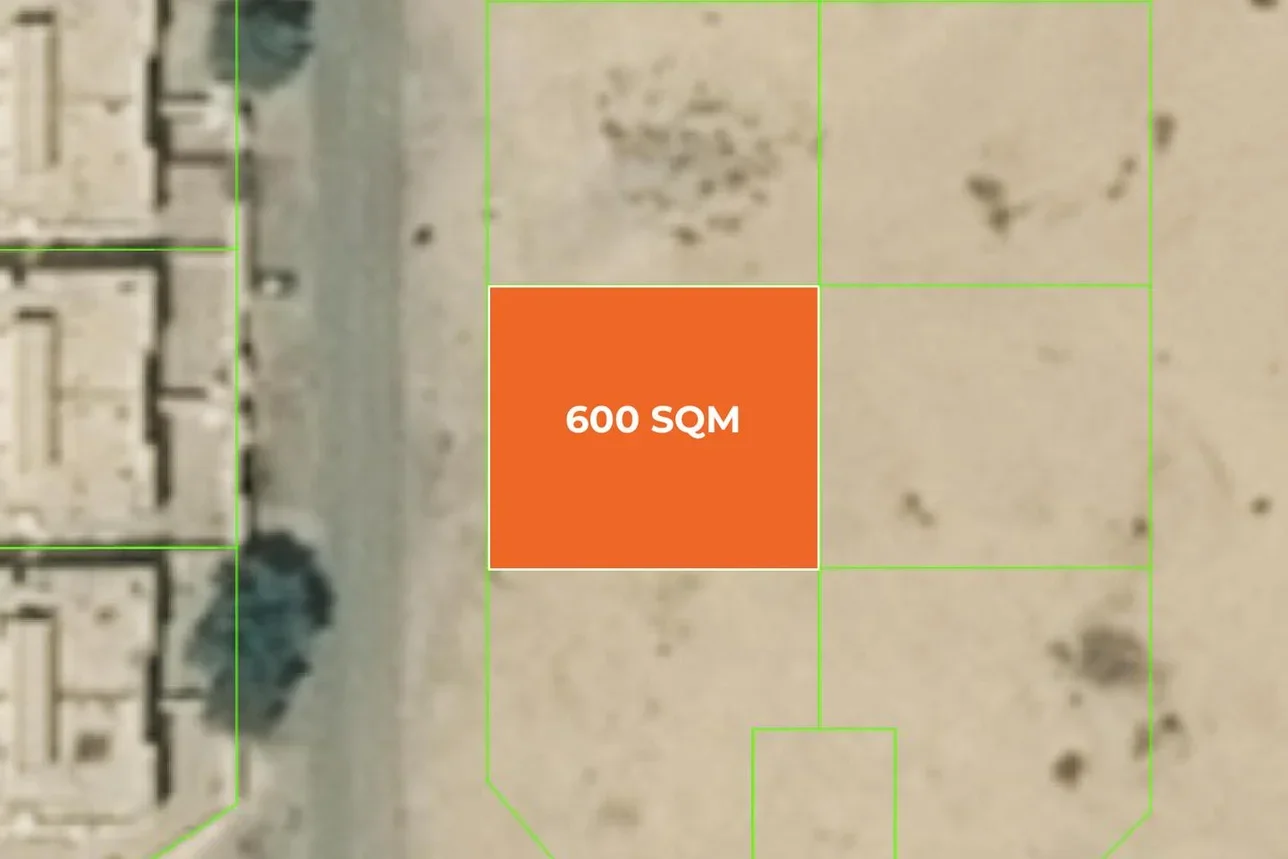 اراضي للبيع  في الوكرة  - الوكير  -المساحة 600 متر مربع