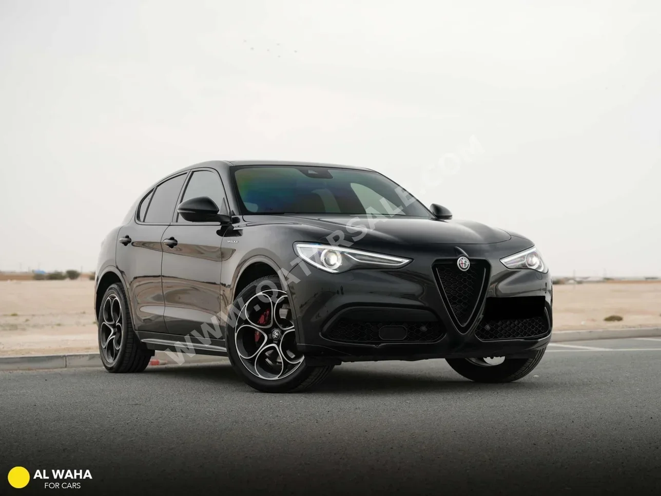 Alfa Romeo  Stelvio  2023  Automatic  66,700 Km  4 Cylinder  Four Wheel Drive (4WD)  SUV  Black  With Warranty