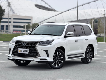 Lexus  LX  570 S Black Edition  2021  Automatic  45,000 Km  8 Cylinder  Four Wheel Drive (4WD)  SUV  White