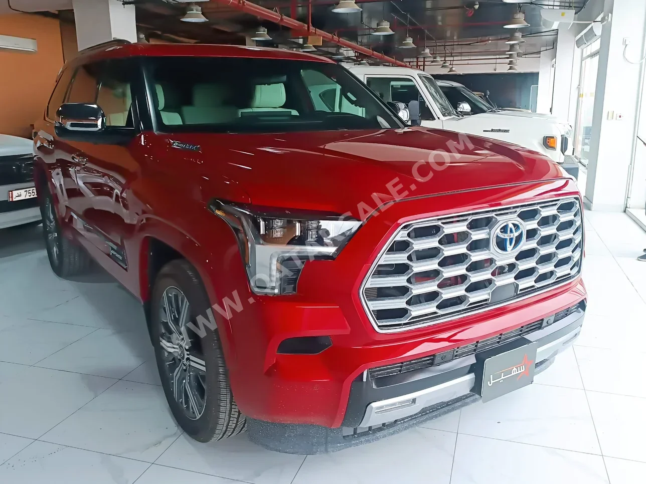 تويوتا  سكويا  اس ار 5  2023  اوتوماتيك  35,000 كم  8 سلندر  دفع رباعي  اس يو في  أحمر  تحت الضمان
