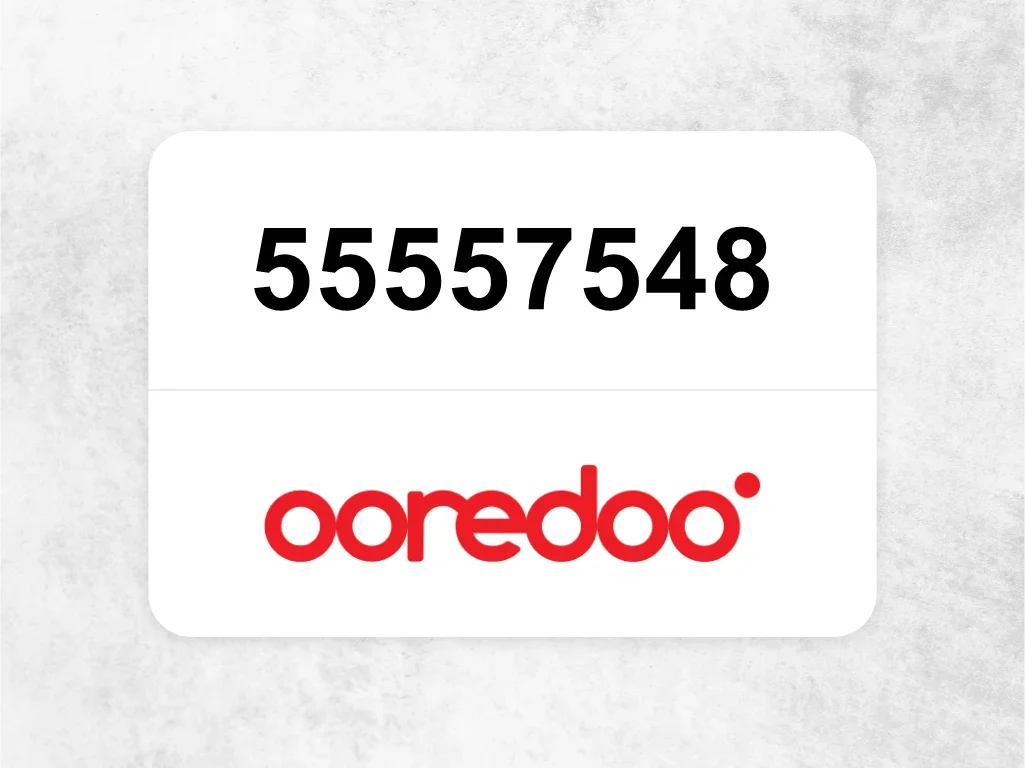 Ooredoo Mobile Phone  55557548