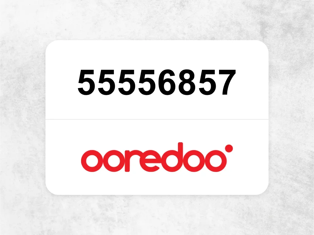 Ooredoo Mobile Phone  55556857