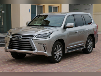 لكزس  ال اكس  570  2016  اوتوماتيك  105,000 كم  8 سلندر  دفع رباعي  اس يو في  فضي