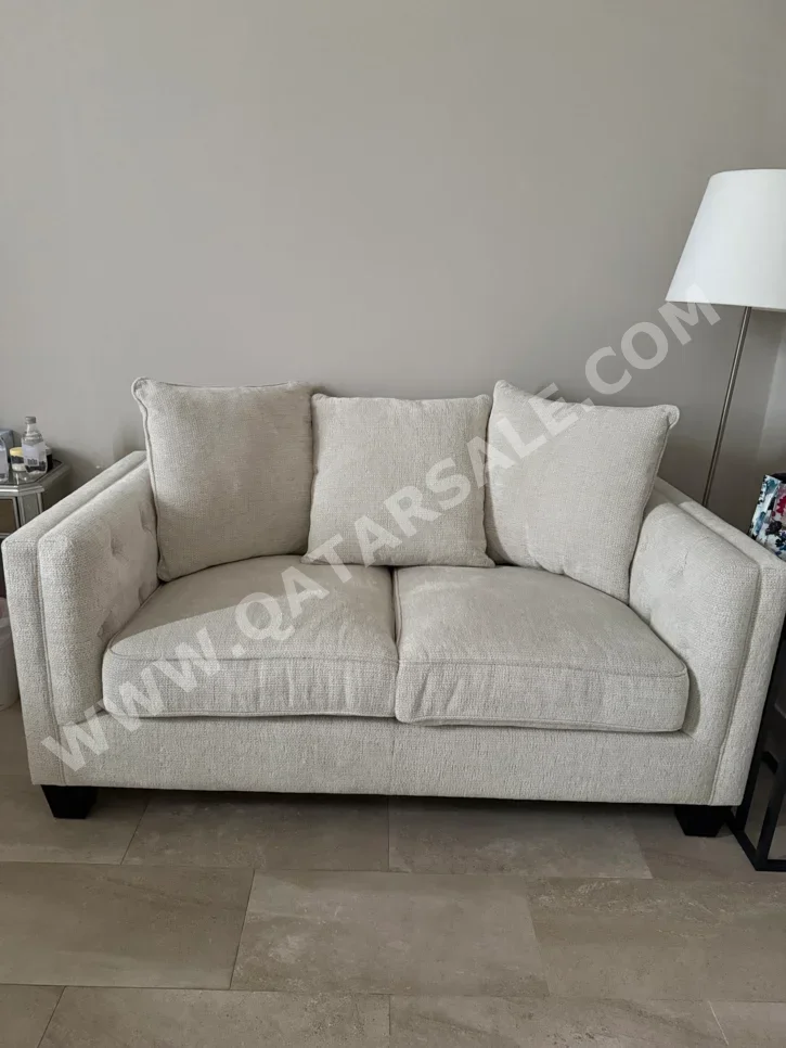 Sofas, Couches & Chairs Homes r Us  2-Seat Sofa  - White