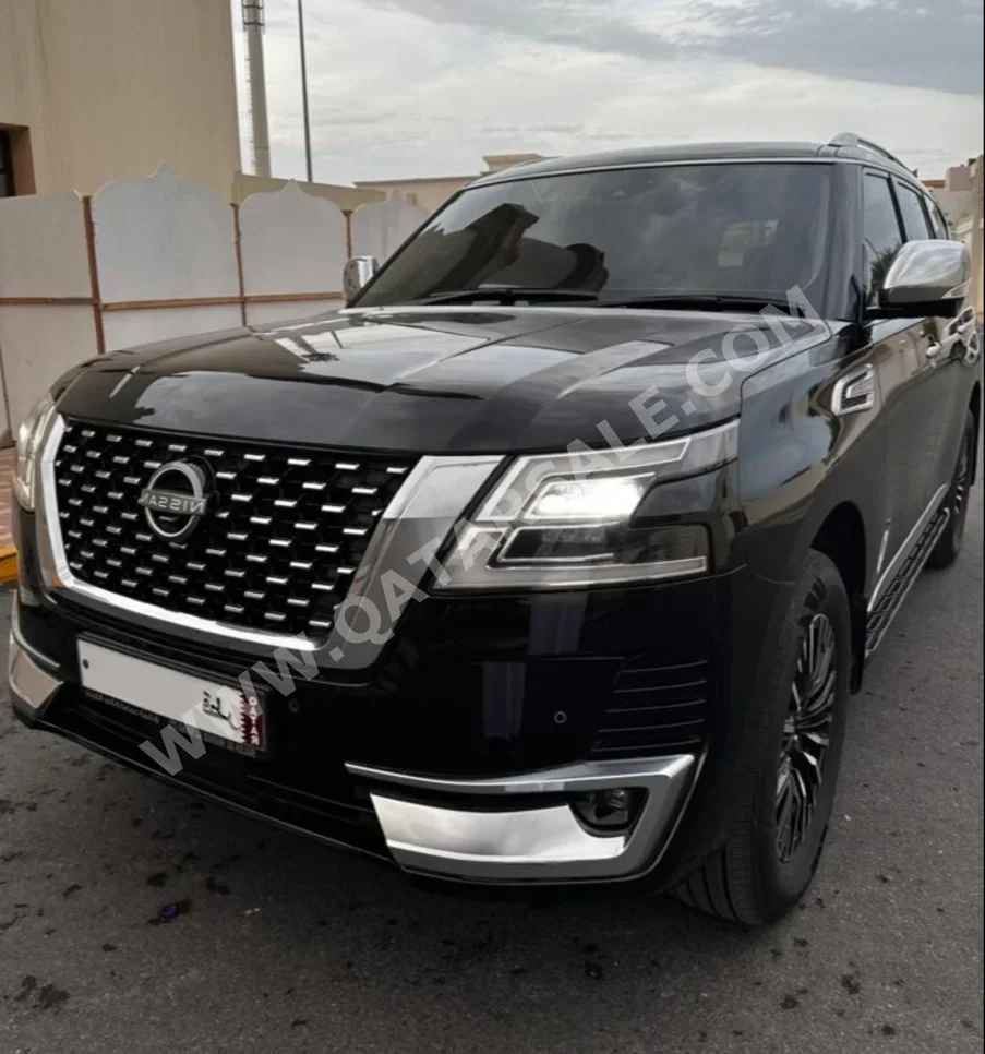 Nissan Patrol Platinum 2023 Automatic 71,100 Km 6 Cylinder Four Wheel Drive (4WD) SUV Black With Warranty