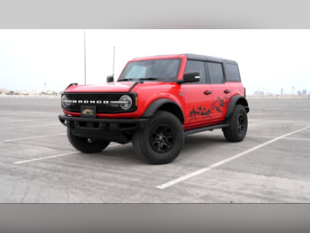 Ford  Bronco  Wild Trak  2022  Automatic  41,000 Km  6 Cylinder  Four Wheel Drive (4WD)  SUV  Red  With Warranty