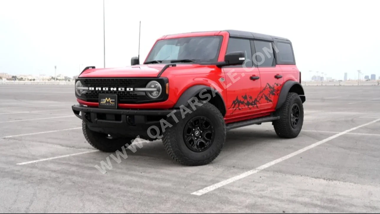 Ford  Bronco  Wild Trak  2022  Automatic  41,000 Km  6 Cylinder  Four Wheel Drive (4WD)  SUV  Red  With Warranty