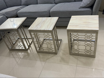 الطاولات والخزائن الجانبية منضدة القهوة - رخام