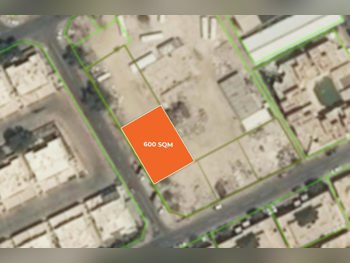 اراضي للبيع  في الدوحة  - المطار القديم  -المساحة 600 متر مربع