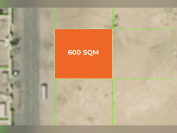 اراضي للبيع  في الوكرة  - الوكرة  -المساحة 600 متر مربع