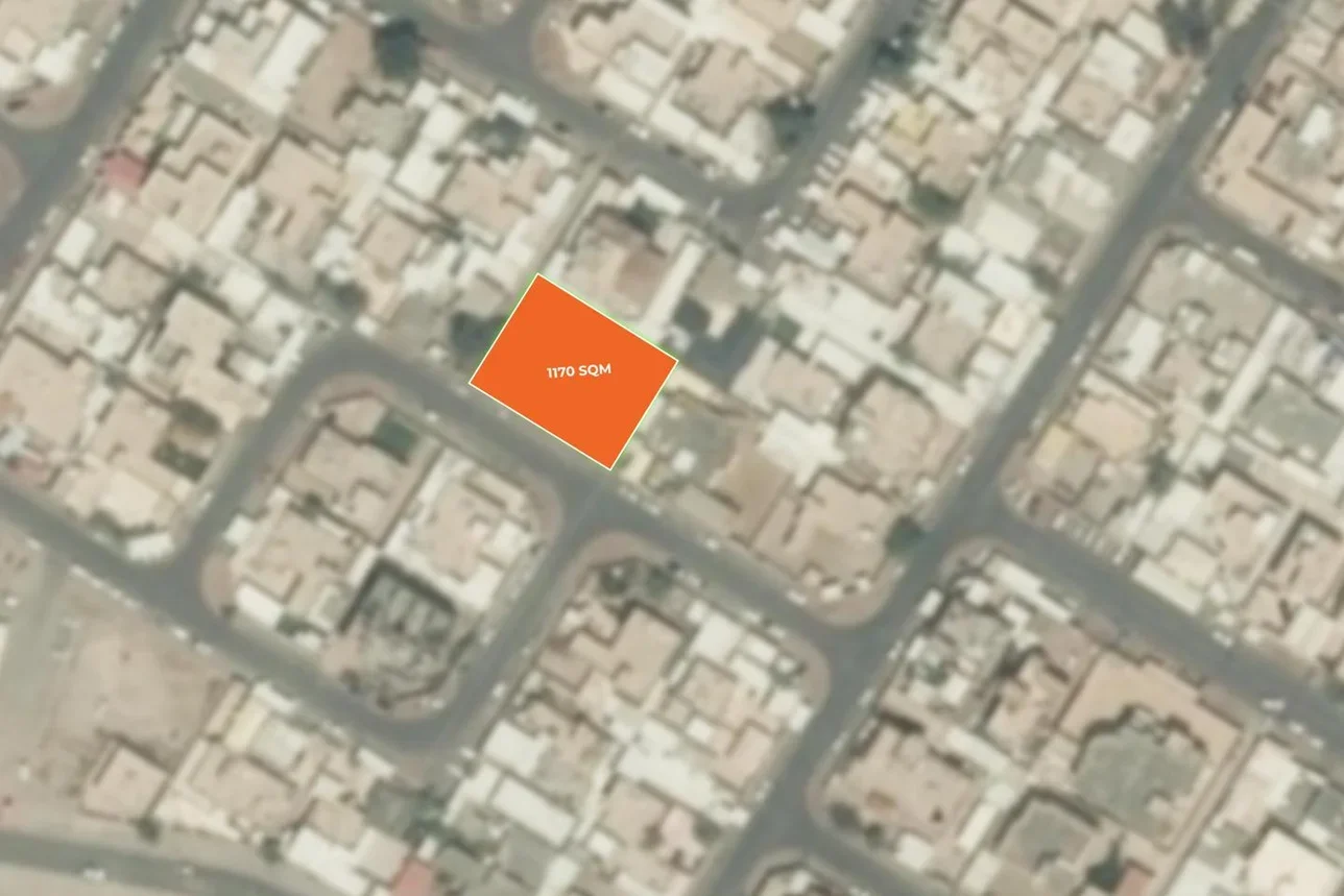 اراضي للبيع  في الريان  - بو سدرة  -المساحة 1,170 متر مربع