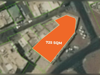 اراضي للبيع  في الدوحة  - أم غويلينة  -المساحة 725 متر مربع