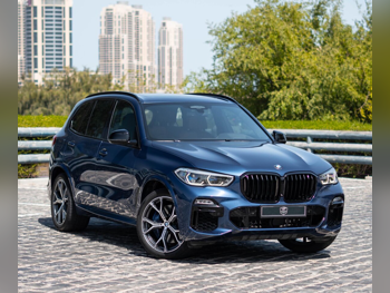 BMW  X-Series  X5 50i  2020  Automatic  89,000 Km  8 Cylinder  All Wheel Drive (AWD)  SUV  Blue  With Warranty
