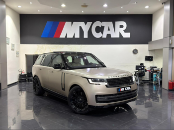 Land Rover  Range Rover  Vogue First Edition  2022  Automatic  62,000 Km  8 Cylinder  Four Wheel Drive (4WD)  SUV  Gold  With Warranty